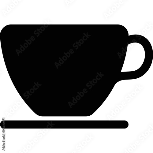 Simple vector icon coffee cup