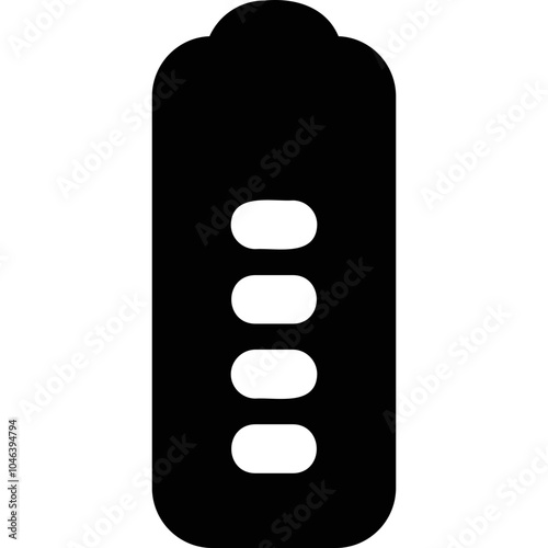 Simple vector icon battery