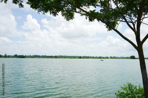 Scenic Wetland or Lake view of Kharibari Kolkata Near Rajarhat photo