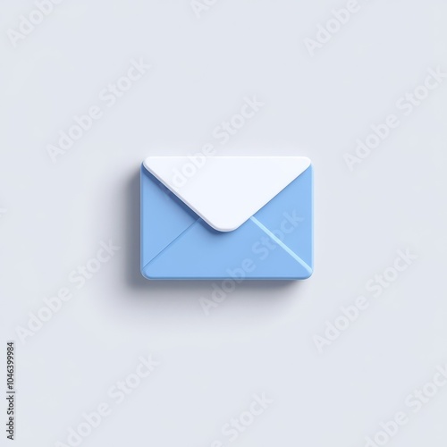 Blue Envelope Minimal Design