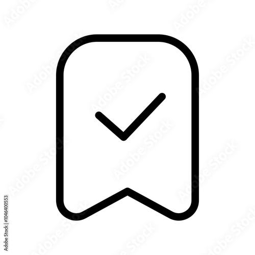 Bookmark Icon Vector Symbol Design Illustration