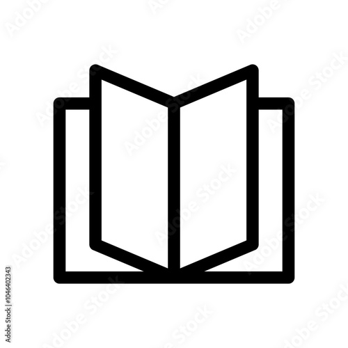 Book Icon Vector Symbol Design Illustration