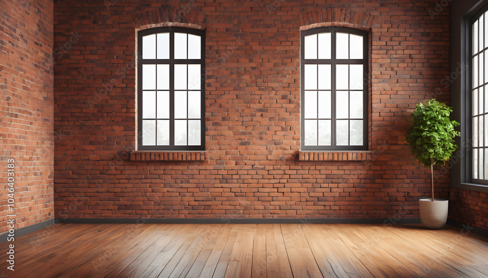 Illustrate a red brick wall Illustrate a red brick wall