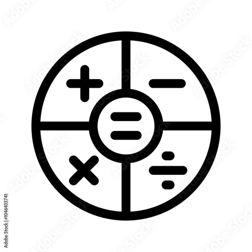 Calculator Icon Vector Symbol Design Illustration