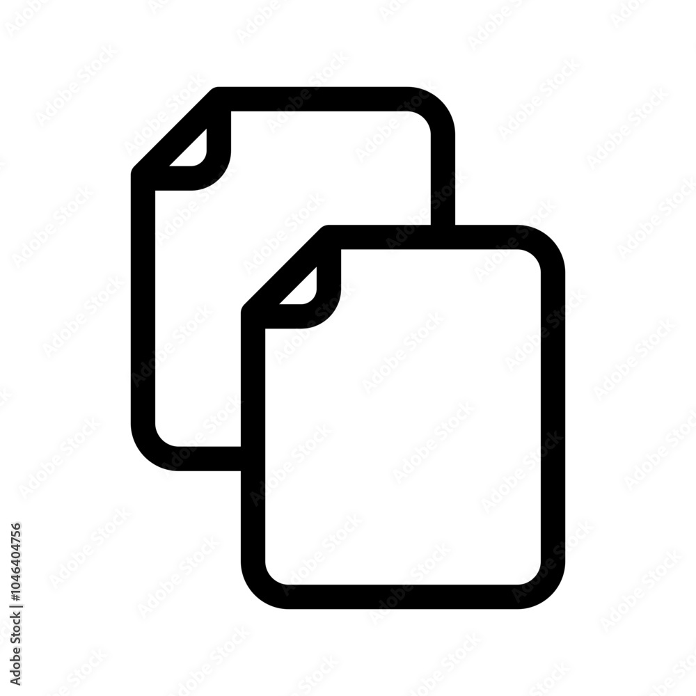 Document Icon Vector Symbol Design Illustration Document Icon Vector Symbol Design Illustration