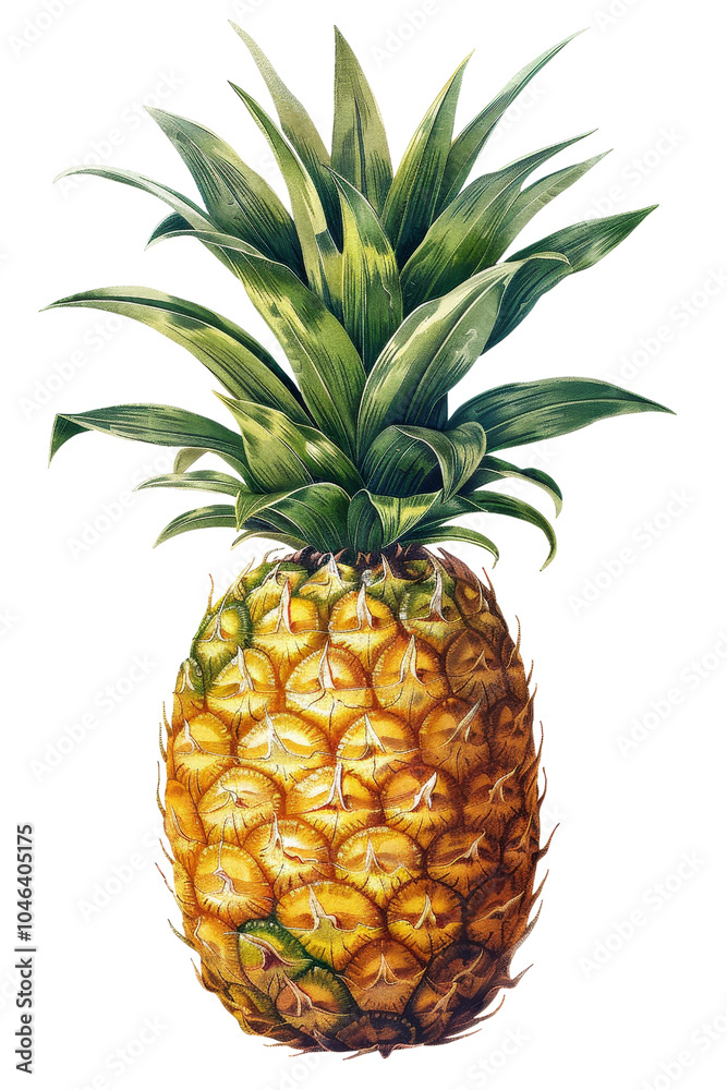 Vibrant Tropical Pineapple: A Juicy Delight Vibrant Tropical Pineapple: A Juicy Delight