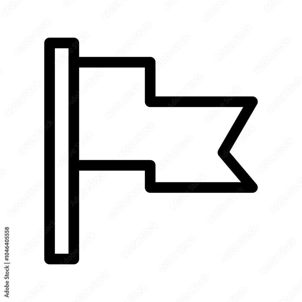 Navigation Flag Icon Vector Symbol Design Illustration Navigation Flag Icon Vector Symbol Design Illustration