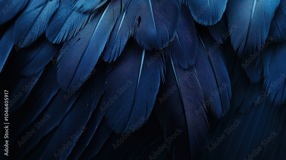 Blue Bird Feathers Close Up Blue Bird Feathers Close Up