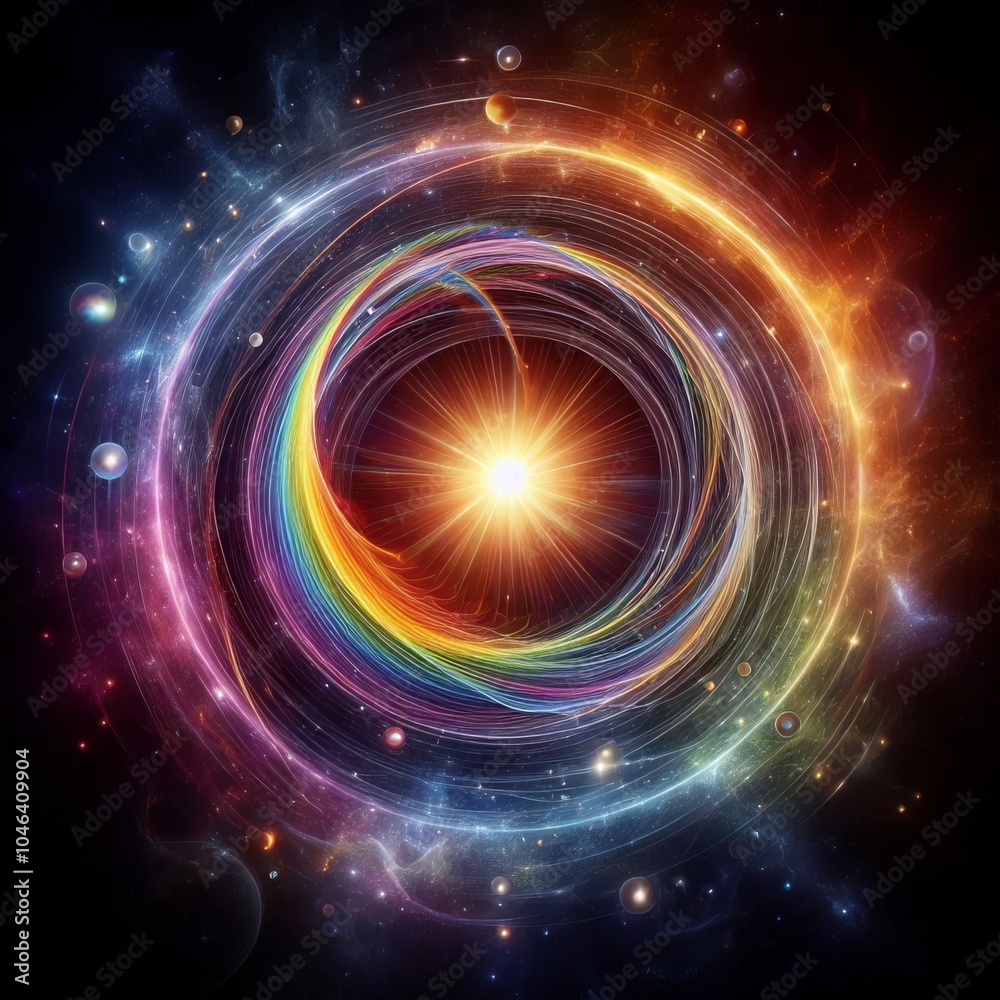 Fractal burst background featuring a vibrant swirl of colors with energy and motion, creating an abstract design that resembles a galaxy with glowing textures in rainbows color Fractal burst background featuring a vibrant swirl of colors with energy and motion, creating an abstract design that resembles a galaxy with glowing textures in rainbows color