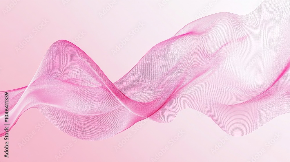 Photo of, Pink background with abstract waves and lines for design, banner template Photo of, Pink background with abstract waves and lines for design, banner template