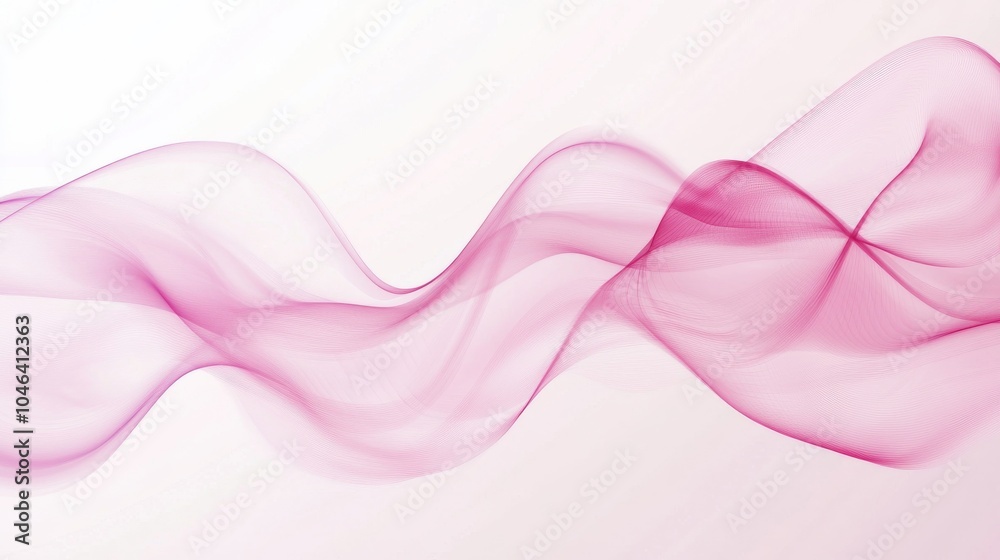 Photo of, Pink background with abstract waves and ripples for design, banner template Photo of, Pink background with abstract waves and ripples for design, banner template