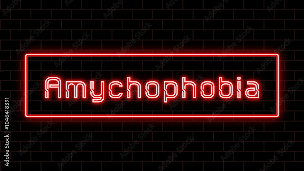 Amychophobia のネオン文字 Amychophobia のネオン文字