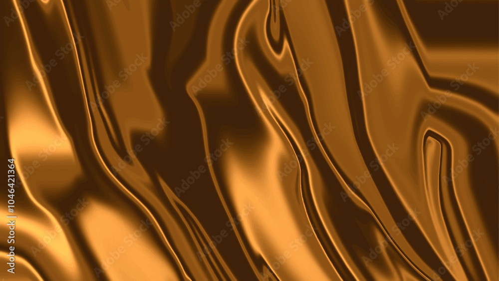Fototapeta premium Shiny golden oily texture. Abstract gold liquid background. Colorful and elegant liquefied background.