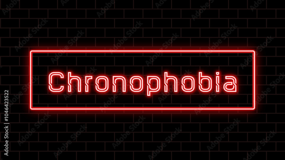 Chronophobia のネオン文字