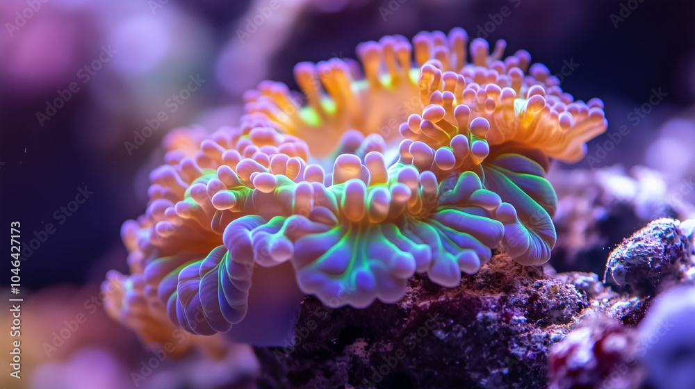 Un corail dans les fonds marins Un corail dans les fonds marins