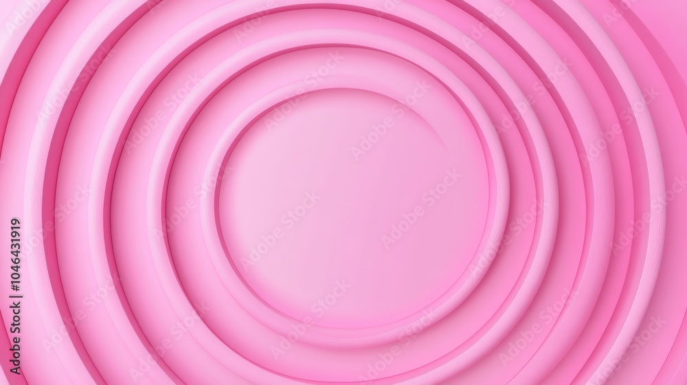Photo of, Pink background with concentric circles for design, banner template Photo of, Pink background with concentric circles for design, banner template