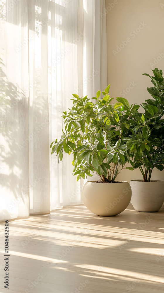 Fototapeta premium Serene indoor plants