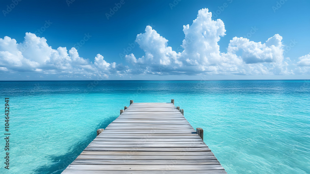 Fototapeta premium Serene ocean view