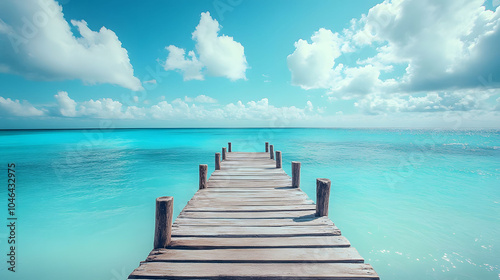 Serene ocean view