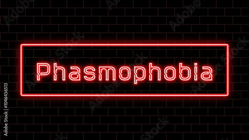 Phasmophobia のネオン文字 photo