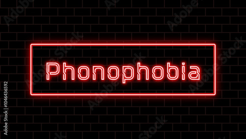 Phonophobia のネオン文字 photo