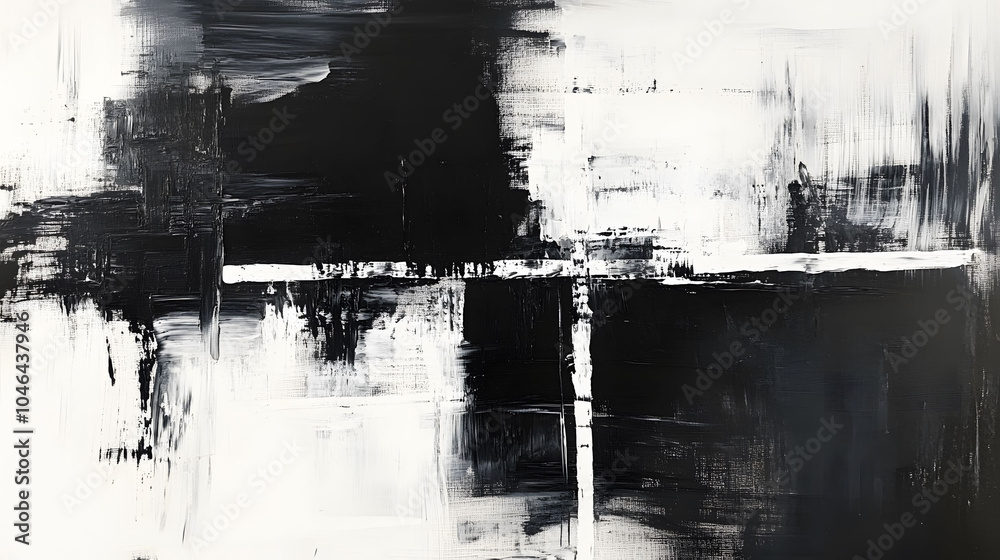 Obraz premium Monochrome abstract