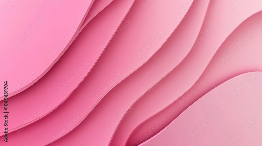 Photo of, Pink background with curved lines for design, banner template Photo of, Pink background with curved lines for design, banner template