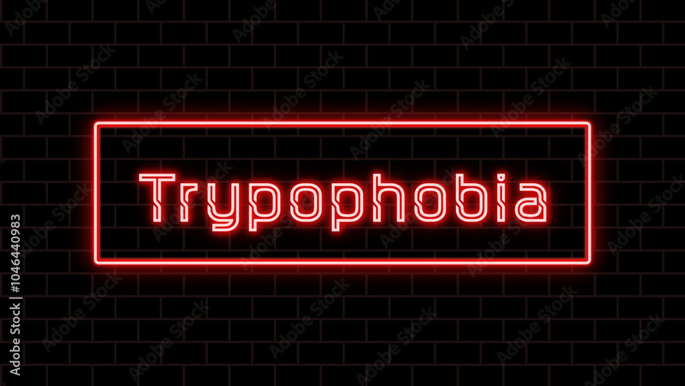 Trypophobia のネオン文字 Trypophobia のネオン文字
