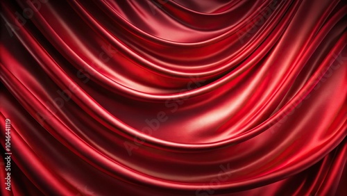 Red satin background with elegant folds