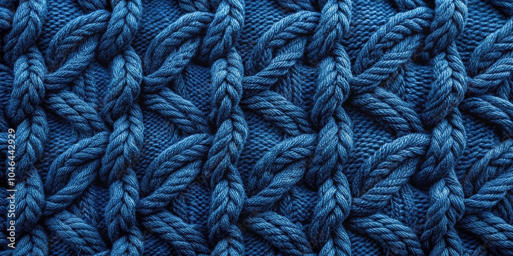 Soft Dark Blue Knitted Wool Fabric Seamless Pattern for Textiles and Fashion Design Soft Dark Blue Knitted Wool Fabric Seamless Pattern for Textiles and Fashion Design