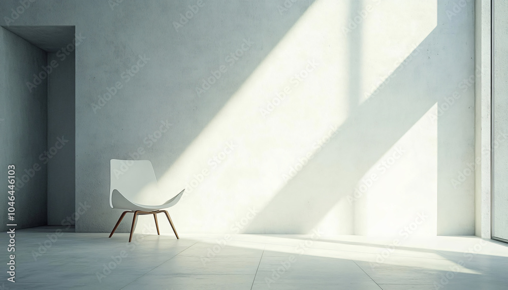 Minimalist and unique interior design in the house
