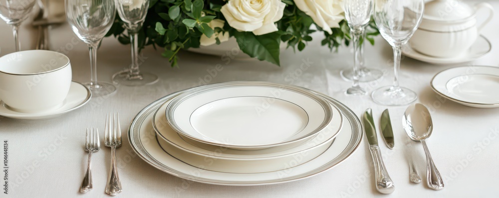 Delicate table accessories featuring soft, refined decorations for an elegant dining experience. Delicate table accessories featuring soft, refined decorations for an elegant dining experience.
