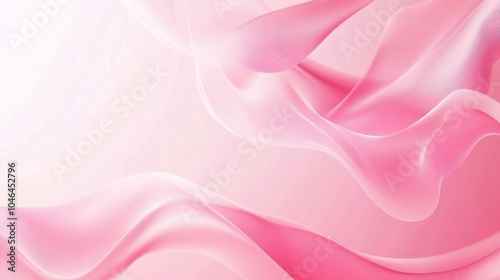 Photo of, Pink background with delicate gradients and abstract fluid shapes for design, banner template