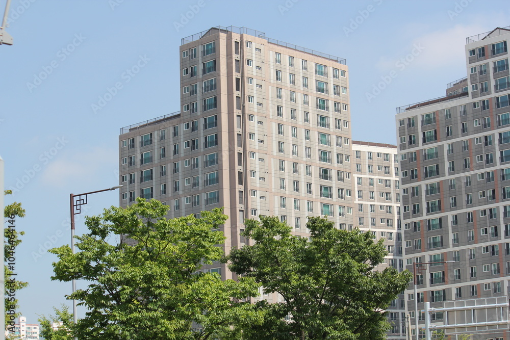 Images explaining the solidity and high-rise design of Korean apartments and the points of life Images explaining the solidity and high-rise design of Korean apartments and the points of life