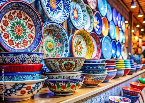 Exquisite Turkish Ceramics in Vibrant Colors - Authentic Handcrafted Pottery, Decorative Bowls, Tiles, and Traditional Artistry for Home and Garden Decor