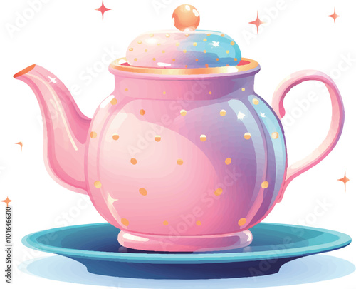 teapot and cup of tea