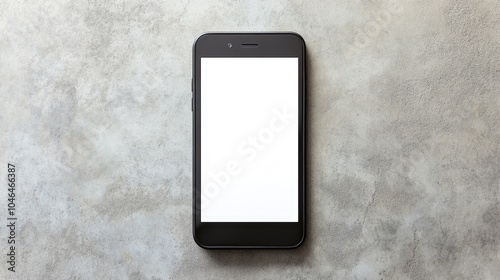 Minimalist Smartphone on Textured Background