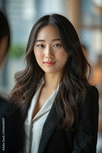 Confident Businesswoman in Modern Office