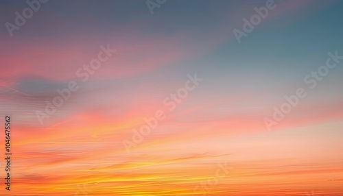 water color Sunset and Mint gradient background