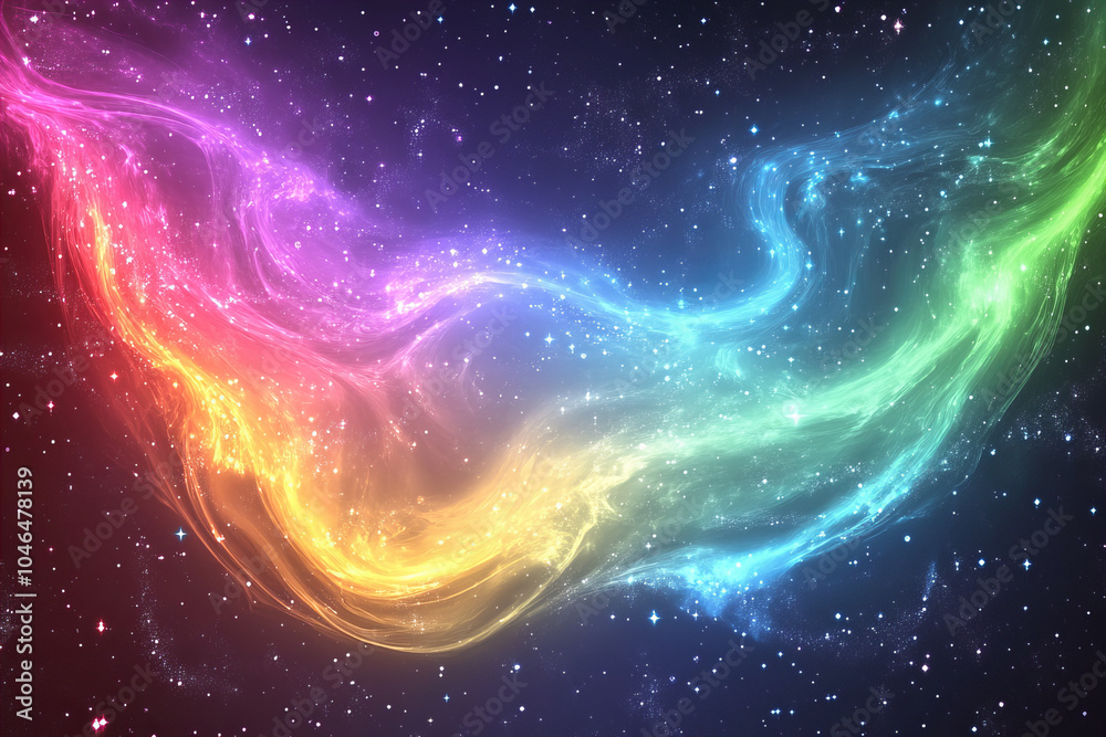 Colorful Abstract Rainbow Wave Background with Vibrant Gradient Flow for Modern Design Projects Colorful Abstract Rainbow Wave Background with Vibrant Gradient Flow for Modern Design Projects