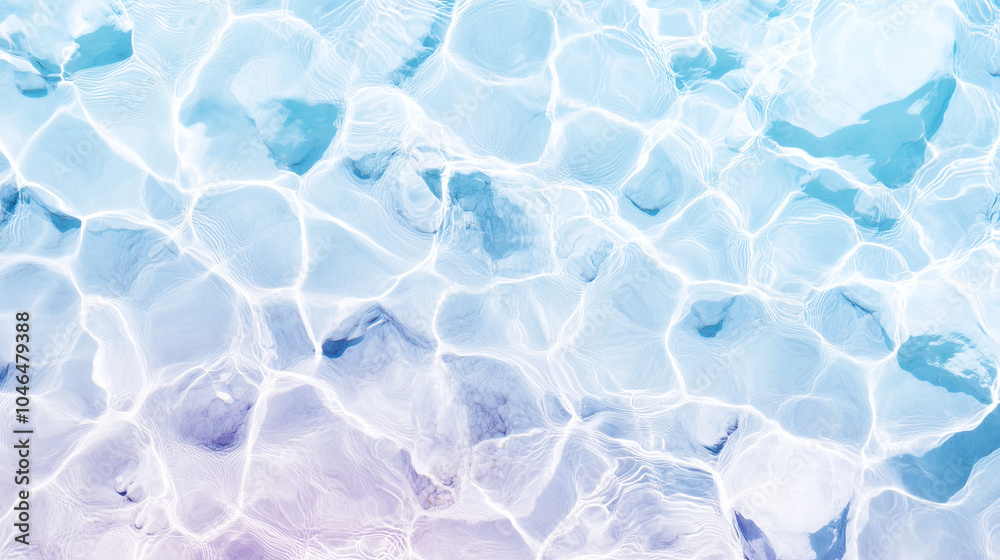 Gentle Water Ripples and Small Waves in Blue Tones Gentle Water Ripples and Small Waves in Blue Tones