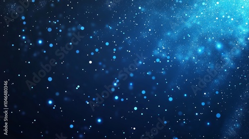 A burst of radiant blue light beams creating a glowing, abstract backdrop.

