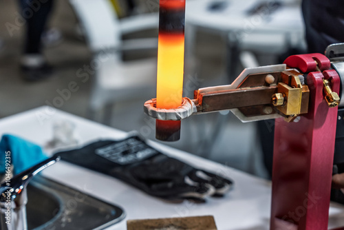 Foto Surface hardening of steel