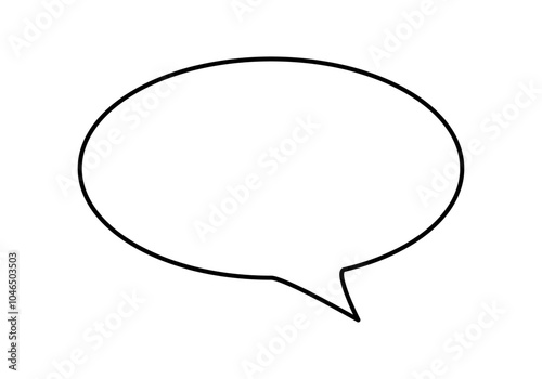 Icono negro de bocadillo de hablar vacío 