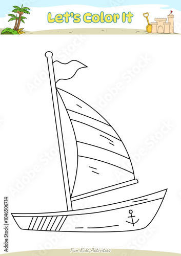 Lets color it Sailboat 2