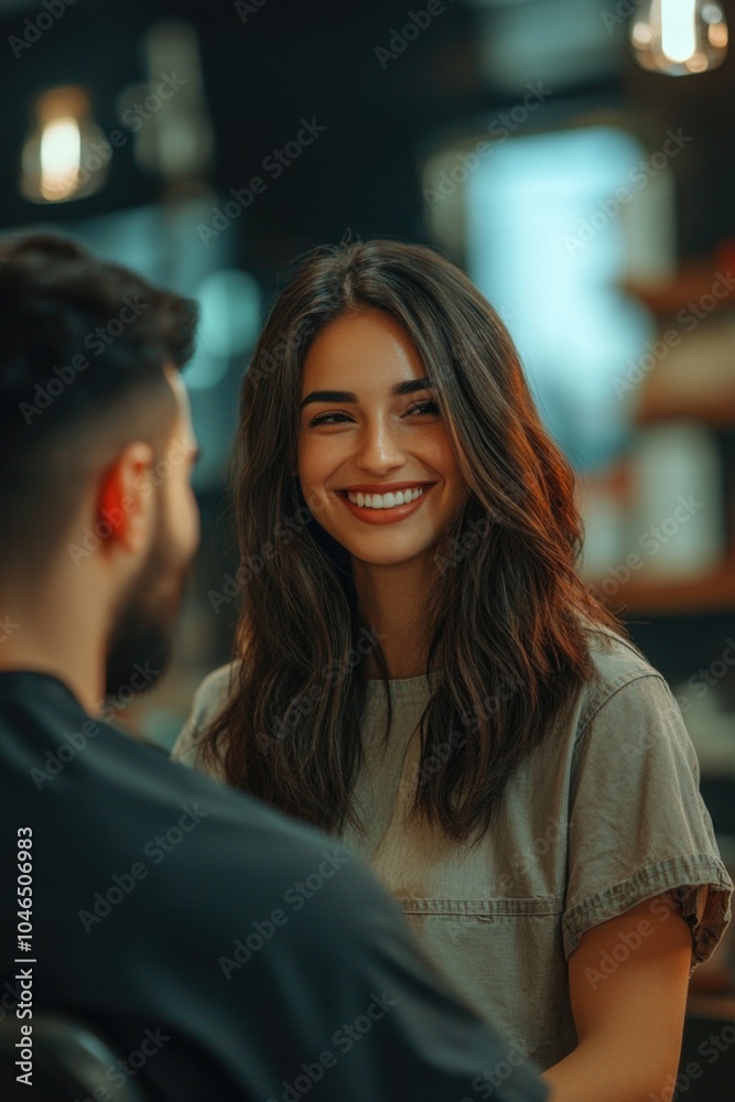 Couple having coffee