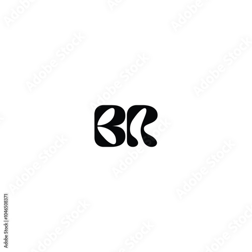 BA monogram logo design letter text name symbol monochrome logotype alphabet character simple logo