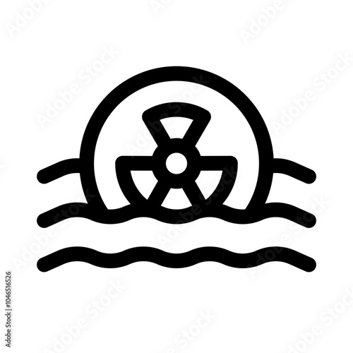 Contaminated Water Icon