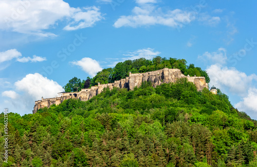 Konigstein Fortress, Saxon Switzerland, Saxony, Germany, Europe. photo