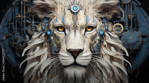 Steampunk Lion photo